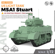 Usado, SSMODEL 508 V1.9 1/72 25mm kit modelo militar EUA M5A1 Stuart tanque leve Segunda Guerra Mundial sem etiquetas comprar usado  Enviando para Brazil
