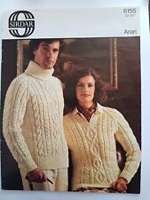 Aran knitting pattern for sale  BLACKPOOL