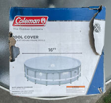 Coleman Tampa de piscina para 16 pés (4,88M) Round Frame Pools Nova caixa aberta (Box Damage) comprar usado  Enviando para Brazil