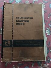 Colchester master 2500 for sale  MAIDENHEAD