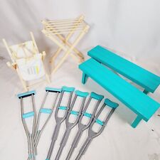 Teal blue crutches for sale  Grandview