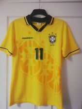 CAMISA DE FUTEBOL RETRÔ BRASIL UMBRO WORLD CUP 94 CASA 1994/97 - ROMARIO #11 comprar usado  Enviando para Brazil