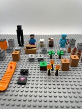 Lote de minifiguras e acessórios Lego Minecraft (RARO DIAMANTE STEVE 21117) comprar usado  Enviando para Brazil