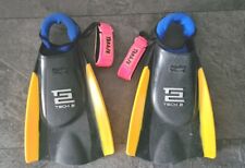 Hydro - Tech 2 Swim/Bodyboard Fins - Swimming Accessories - Black &Yellow 8/9 UK for sale  Shipping to South Africa