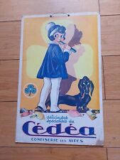 Carton publicitaire lithograph d'occasion  Marseille I