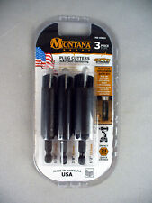 MONTANA BRAND 3 PIECE PLUG CUTTER SET MB-65823 SIZES 5/16" 3/8", AND 1/2" for sale  Shipping to South Africa