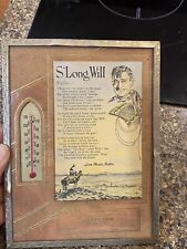 Toohey Bros. Thermometer picture S Long Will Rodgers Poem Country Bozeman Mt for sale  Shipping to South Africa