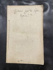 Antique programme 1786 for sale  IVER