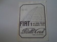 advertising Pubblicità 1923 FIAT VINCE GRAN PREMIO D'EUROPA MONZA comprar usado  Enviando para Brazil