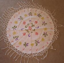Hand embroidered tablecloth for sale  Madison