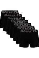 Bench - Mens Essential Underwear 7 Pack Boxers Trunks - BLACK, used for sale  Shipping to South Africa