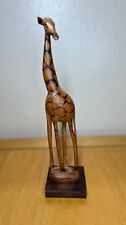 Wooden giraffe figurine for sale  Santa Rosa