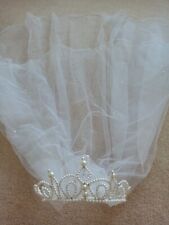Wedding tiara veil for sale  COVENTRY