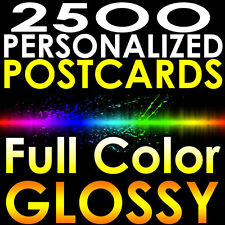 2500 postales personalizadas impresas 3x5 a todo color recubiertas UV brillantes 3""x5"" segunda mano  Embacar hacia Argentina