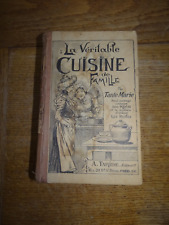 Ancien livre cuisine d'occasion  Bidart