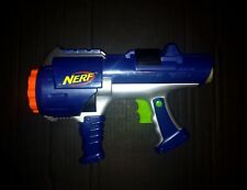 Blaster Nerf Blue Hyperfire Dart Tag Single-Fire con torreta de 10 dardos 2004 Hasbro segunda mano  Embacar hacia Argentina