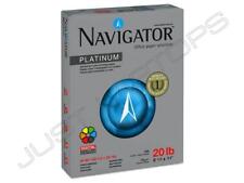 50 Folhas-Navigator Platinum carta EUA 8 1/2" X 11" Branco Papel Impressora Copiadora comprar usado  Enviando para Brazil