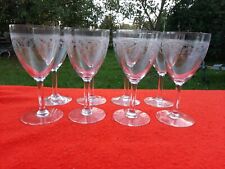 Verres pied cristal d'occasion  Walincourt-Selvigny