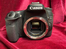 Canon EOS 70D DSLR camera body bundle with bag, flash, remote, UV filters, etc, used for sale  Shipping to South Africa