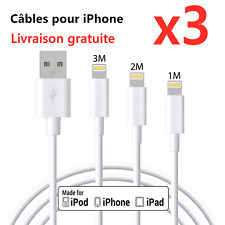 Lot cable chargeur d'occasion  France