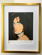 Andy Warhol | Mick Jagger Assinado Vintage imprimir com passe-partout e moldura comprar usado  Enviando para Brazil