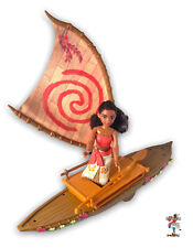 Disney Moana Boat Canoa con proiettore di luce e bambola Moana usato  Spedire a Italy