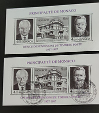 Monaco 1987 bloc d'occasion  Roanne
