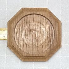 Quadro de parede de madeira maciça inacabado 5,5 X 5,5” com 4” diâmetro centro-octagonal comprar usado  Enviando para Brazil