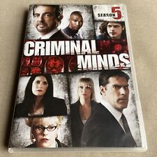Criminal Minds: Season 5 Five (DVD 6-Discs 2009) Joe Mantegna Paget Brewster + comprar usado  Enviando para Brazil