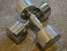 Ergo chrome dumbells for sale  STOCKPORT