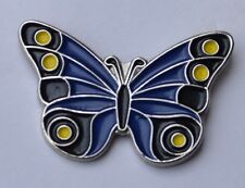 Blue butterfly enamel for sale  SOUTHAMPTON