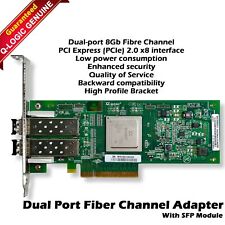 QLogic QLE2562 PCIe 2.0 8GB Dual Port Host Bus Adapter Card SFP+ Full Height for sale  Shipping to South Africa