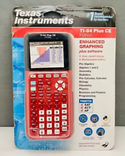 Calculadora gráfica mejorada Texas Instruments TI-84 Plus CE ‐ color rojo segunda mano  Embacar hacia Argentina