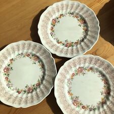 Royal Doulton 3 Medium Plates Set Rhapsody D6124 Good Used Condition Made In Eng for sale  Shipping to South Africa