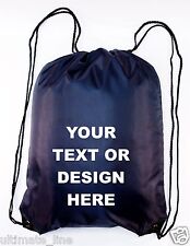 Personalised navy drawstring for sale  PLYMOUTH