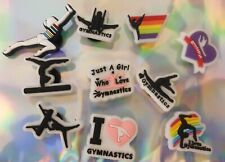 Gymnastics Croc Charms Set X 10, used for sale  Shipping to South Africa