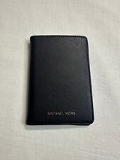 Estojo de passaporte Michael Kors PVC material dobrável novo em folha cor preto/azul comprar usado  Enviando para Brazil