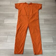 Used, Bob Barker Orange Prison Jumpsuit Inmate Uniform Halloween Snap Coverall 2XL for sale  Shipping to South Africa