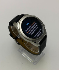 Używany, Samsung Galaxy Gear S3 Classic R770 46mm Srebrny Smartwatch Skórzany pasek na sprzedaż  Wysyłka do Poland