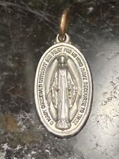 Berloque oval esterlina 925 Santíssima Virgem Maria medalhão milagroso Howard comprar usado  Enviando para Brazil