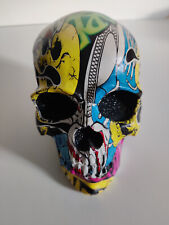 Multicolour graffiti skull for sale  LONDON