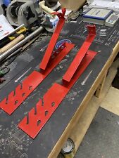 Qual-Craft Roof Bracket 2500 to 30-60 degree Pitch 10" 2 Pack Pair Set New Red, used for sale  Shipping to South Africa