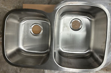 Signature Hardware Calverton 32 x 18-1/2 in. Double Bowl Undermount Kitchen Sink for sale  Shipping to South Africa