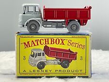 Moko Matchbox Lesney 3B Bedford Tipper 1961 G.P.W, N, Como Nuevo en B2 caja todo original, N.O.S, usado segunda mano  Embacar hacia Argentina