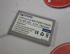 Paquete de baterías de iones de litio DOT.FOTO BY Li-Ion NP-200, 3,7 V 750 mAh segunda mano  Embacar hacia Argentina