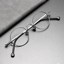 Óculos retrô redondo armação clássica titânio óculos masculino feminino lente transparente, usado comprar usado  Enviando para Brazil