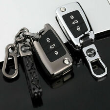 Usado, Capa chave de carro dobrável liga de zinco para VW Volkswagen Polo Ateca Golf 7 Skoda comprar usado  Enviando para Brazil