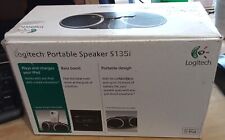 LOGITECH 30pin Apple Ipod Dock Black Portable Rechargeable Speaker S135i for sale  Shipping to South Africa