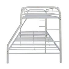 Used, metal bunk beds twin over full.Full Mattress Included for sale  Shipping to South Africa