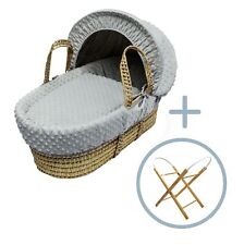 Grey moses basket for sale  Shipping to Ireland